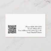 Gold Elegance 2 Kirche Santa Maria delle Grazie Visitenkarte (Rückseite)