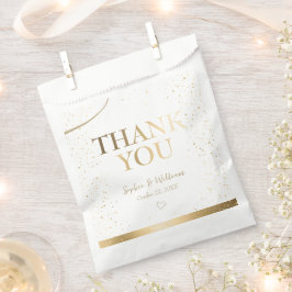 Gold Elegant Wedding Vielen Dank Geschenktütchen