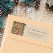 Gold Elegante Epiphany Weihnachten Geburt Mittelal