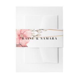 Gold Elegante Hochzeit Einladungsbanderole