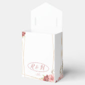 Gold Elegante Hochzeit Geschenkschachtel (Geöffnet)