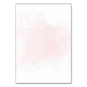 Gold Elegante Hochzeit Tischnummer (Rückseite)