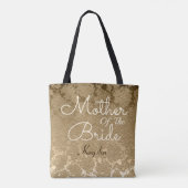 Gold Elegante Hochzeitsmutter der Braut Tasche (Rückseite)
