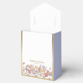 Gold Elegante Moderne Wildblume Vielen Dank für Ih Geschenkschachtel (Geöffnet)