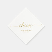 Gold | Elegante stilvolle Briefing Cheers Event