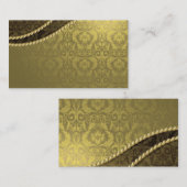 Gold elegante Visitenkarte (Vorne/Hinten)