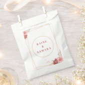 Gold Elegante Wedding Favor Bags Geschenktütchen (Ausgeschnitten)