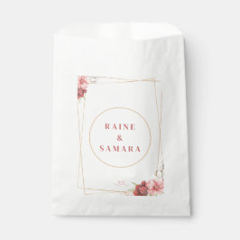 Gold Elegante Wedding Favor Bags Geschenktütchen