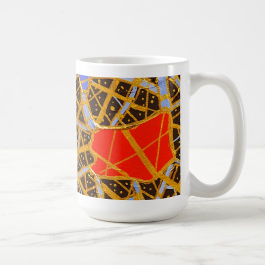 GOLD – Eleganter Klassischer Becher 2 Kaffeetasse (Rechts)