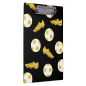 Gold Eleganter klassischer Fußball reinigt Ball Bl Klemmbrett (Rechts)