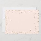 Gold Elegantes Dress Diamonds Creme Sweet 16 Einladung (Rückseite)