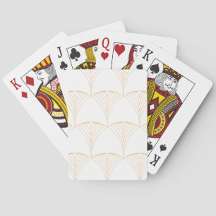 Gold, elegantes einfaches luxuriöses traditionelle spielkarten
