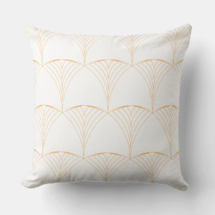 Gold, elegantes, einfaches, traditionelles Muster Kissen