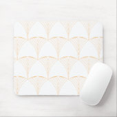 Gold, elegantes, einfaches, traditionelles Muster Mousepad (Mit Mouse)