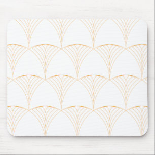 Gold, elegantes, einfaches, traditionelles Muster Mousepad