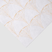 Gold, elegantes, einfaches, traditionelles Muster Seidenpapier (Ausschnitt)