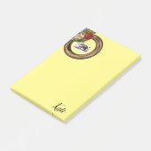 Gold-Elephant nach der Veröffentlichung Post-it Klebezettel (angewinkelt)