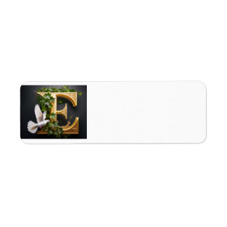 Gold Emboss E