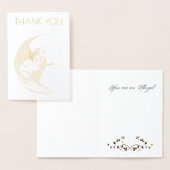 Gold Embossed Foil Danke Karte! Folienkarte (Anzeige)