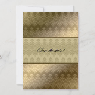 Gold Embossed Look Renaissance Hochzeit Einladung