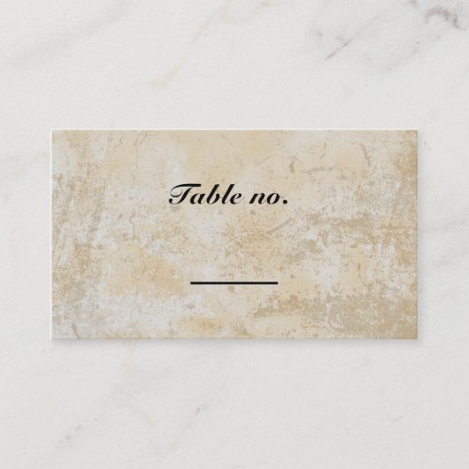 Gold Embossed Look Steamunk Wedding Platzkarte (Vorderseite)