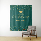 Gold & Emerald Green | ABSCHLUSS Wandteppich (Beispiel)