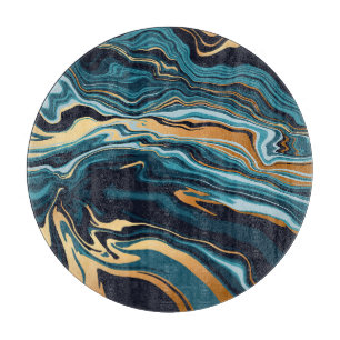 Gold Emerald Marble Hintergrund Luxus Schneidebrett