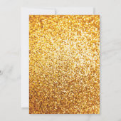 Gold Emoji Birthday Party Handy Einladung (Rückseite)