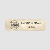 Gold Employee Kleidung Name Abzeichen Safety Butto Namensschild (Vorderseite)