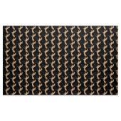 Gold Engel mit Trompete Night Sky mit Gold Stars Stoff (Yard (91,4 cm))