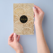 Gold Ephemera Vintag Soap Wrap - Flyer Paper (Handgriff)