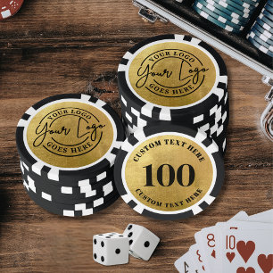 Gold Erstellen Sie Ihr eigenes Logo Pokerchips