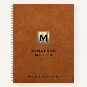 Gold-Erstlogos für Sable Luxury Notizblock