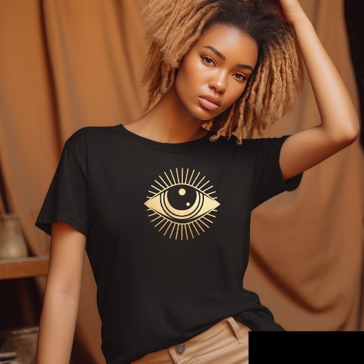 Gold Esoteric Eye Symbol T-Shirt