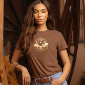 Gold Esoteric Eye Symbol T-Shirt