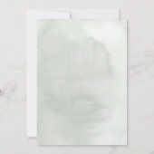 Gold Eucalyptus Greenery Wreath Boho Birthday Einladung (Rückseite)