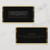 Gold Exec Visitenkarte (Vorne/Hinten)