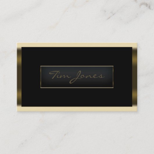 Gold Exec Visitenkarte (Vorderseite)