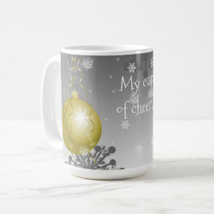 Gold Extravagante Weihnachtsschmuck Kaffee Tasse
