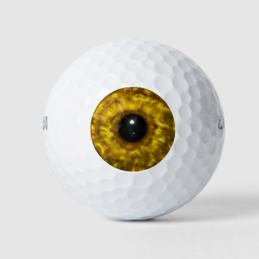 Gold Eyeball Golfball (Vorderseite)
