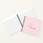 Gold Eyelashes Hello Beautiful Notizblock (Innenseite)