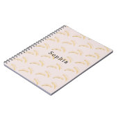 Gold Eyelashes Notizblock (Linke Seite)