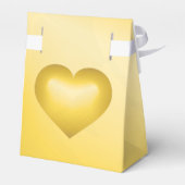 Gold Fade Heart Geschenkschachtel (Rückseite)