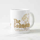 Gold Fairy individuell für die Godmutter Jumbo-Tasse (Vorderseite Rechts)