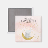 Gold Fang ein Star Bunny Elephant Girls Baby Dusch Magnet (Vorderseite/Rückseite)