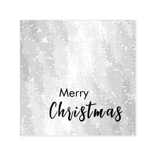 Gold Farbe Frohe Weihnachtsfamilienbotschaft Neues Permastempel (Design)