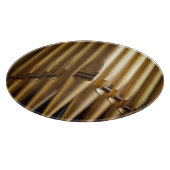 Gold farbiges Orgelpfeife-Schneidebrett Schneidebrett (Ecke)