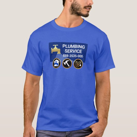 Gold-Faucet-Flowbing-Icons T-Shirt (Vorderseite)
