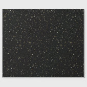 Gold faux glitter and sparkles geschenkpapier (Flach)