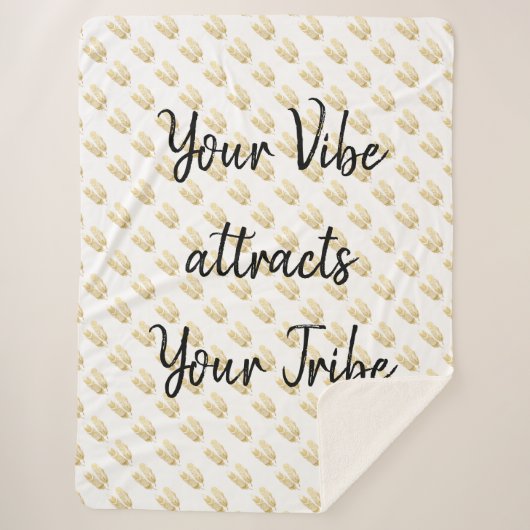 Gold Feathers Sherpadecke (Vorderseite)